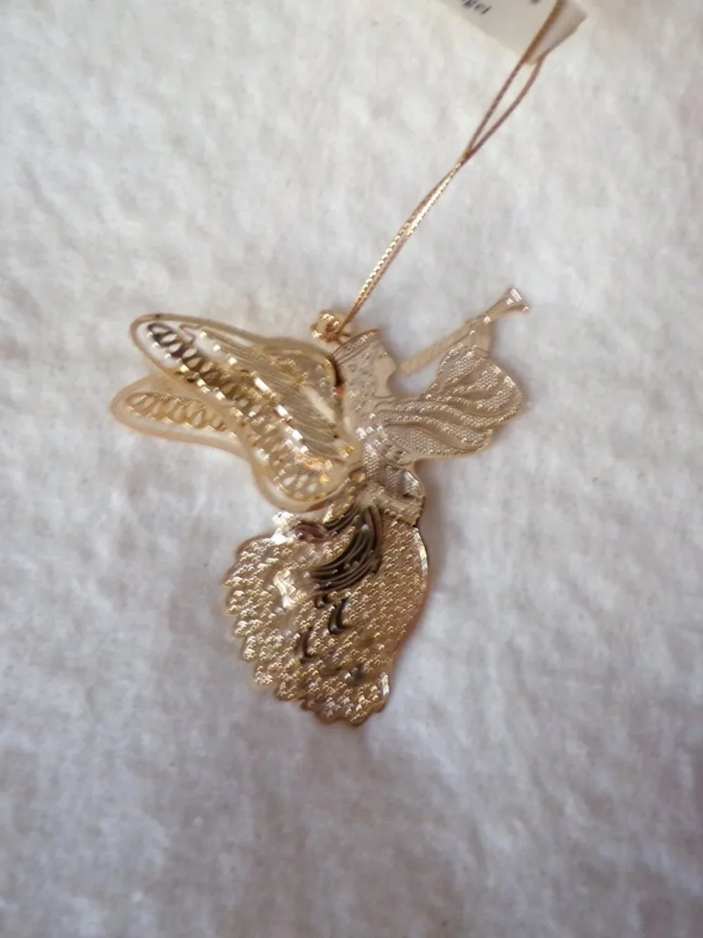 Baldwin Brass Heralding Angel 24KT Gold Finished Brass